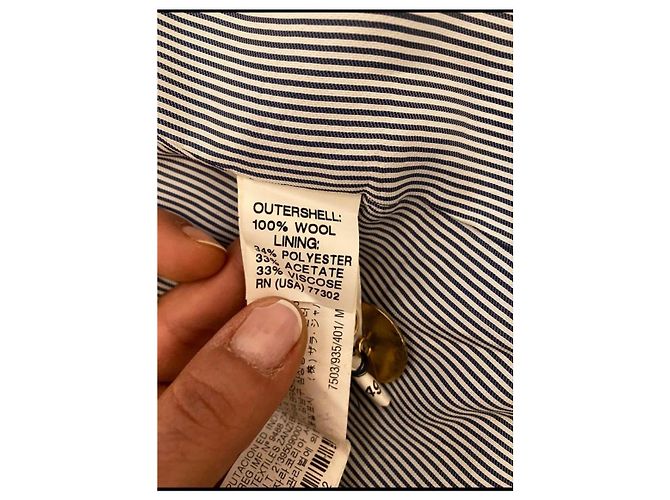 Blazer Azul Zara Mujer - vista 7