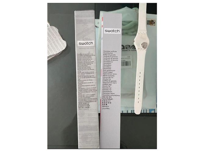 Autre Marque Swatch Damenuhr mit Hühner- und Blumenmuster - Ansicht 10