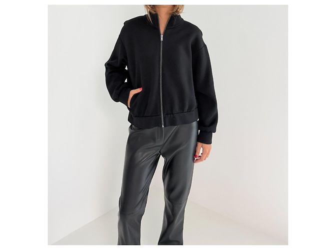 Weekend Max Mara Black Cotton Track Jacket - view 2