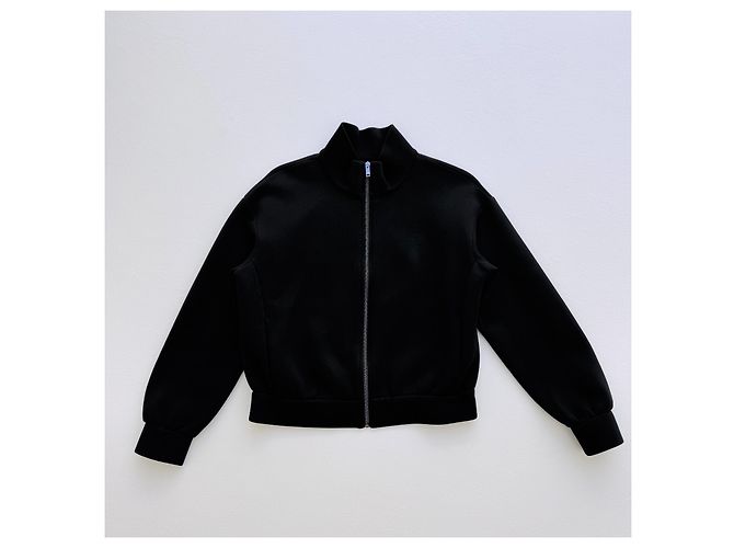 Weekend Max Mara Black Cotton Track Jacket - view 3