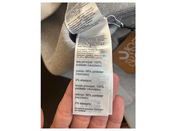 Loewe x On Sweatshirt aus recycelter Baumwolle - Grau Melange - Ansicht 8