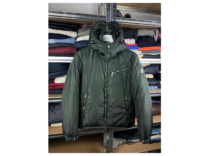 Giacca in nylon Moncler Brad da uomo, verde scuro, taglia 2 / S-M - vista 3