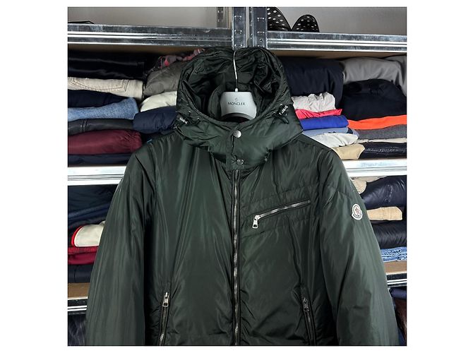 Giacca in nylon Moncler Brad da uomo, verde scuro, taglia 2 / S-M - vista 8