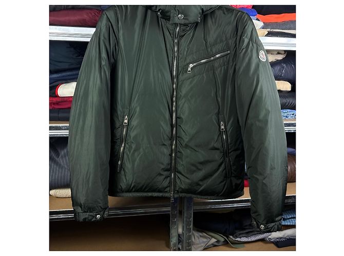 Giacca in nylon Moncler Brad da uomo, verde scuro, taglia 2 / S-M - vista 9