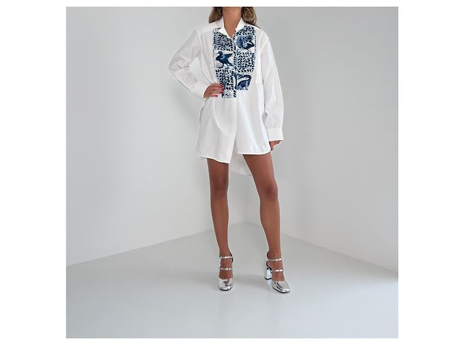 Loewe William De Morgan Capsule Baumwoll-Hemdkleid 2019 - Ansicht 2