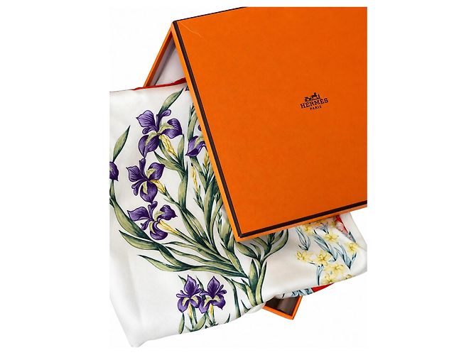 Hermès "Le Cheval de Flore" Silk Scarf - view 9