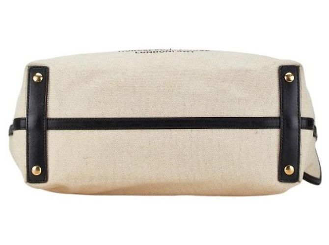 Burberry Canvas Tote Bag mit passendem Beutel - Ansicht 3