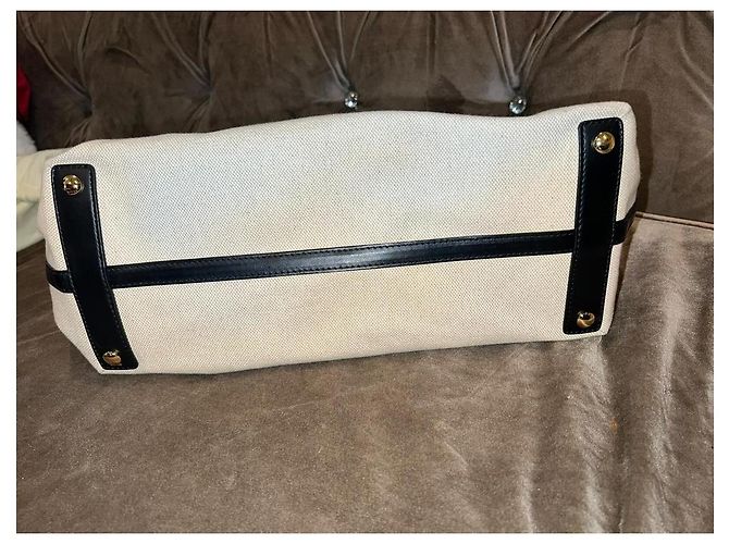 Burberry Canvas Tote Bag mit passendem Beutel - Ansicht 7