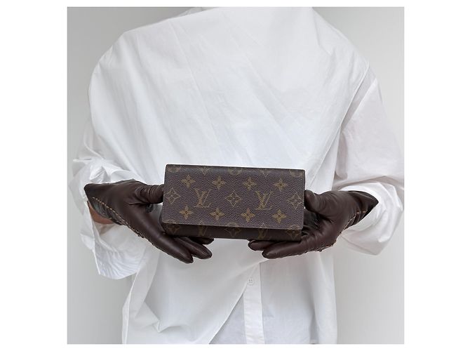 Portafoglio Louis Vuitton Monogram Porte-yen 3 Cartes Crédit - vista 2