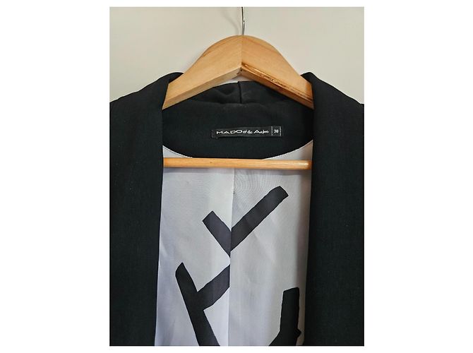 Autre Marque Mado et lesAutres schwarze Polyester-Blazerjacke - Ansicht 3
