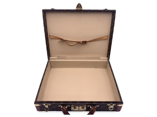 Louis Vuitton Mallette rigide Rare Vintage Monogram President - vue 3