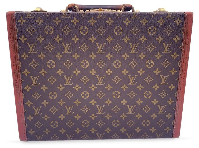 Louis Vuitton Mallette rigide Rare Vintage Monogram President - vue 7