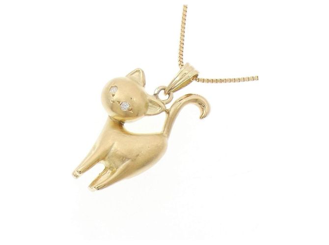 Autre Marque Au750 Katzen-Diamantcollier - Ansicht 3