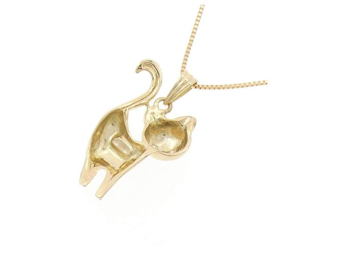 Autre Marque Au750 Katzen-Diamantcollier - Ansicht 4