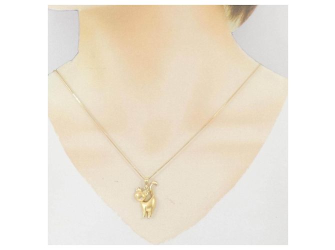 Autre Marque Au750 Katzen-Diamantcollier - Ansicht 6