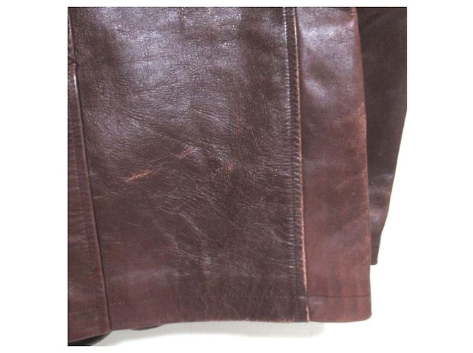 Autre Marque Chaqueta entallada de cola única de cuero de caballo Y's para hombre - vista 10