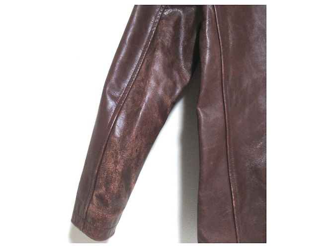 Autre Marque Chaqueta entallada de cola única de cuero de caballo Y's para hombre - vista 11