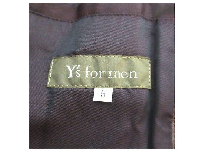 Autre Marque Chaqueta entallada de cola única de cuero de caballo Y's para hombre - vista 14