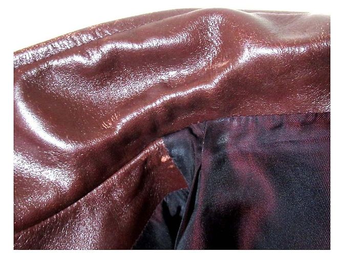 Autre Marque Chaqueta entallada de cola única de cuero de caballo Y's para hombre - vista 4