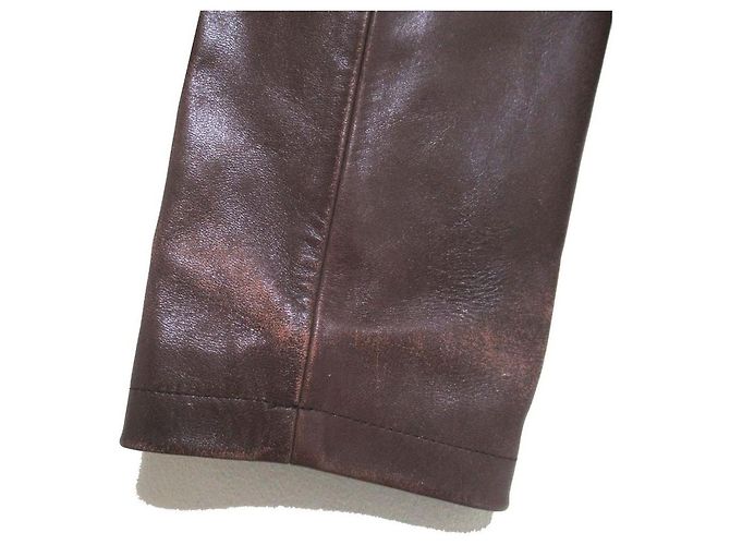 Autre Marque Chaqueta entallada de cola única de cuero de caballo Y's para hombre - vista 8