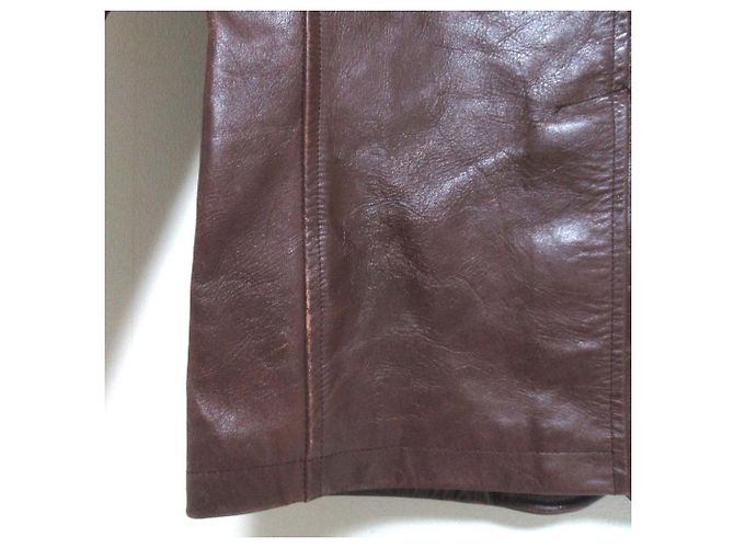 Autre Marque Chaqueta entallada de cola única de cuero de caballo Y's para hombre - vista 9