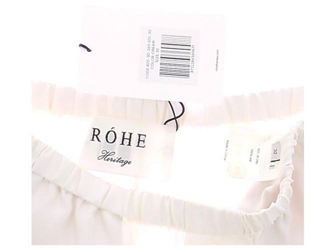 Autre Marque Weiße Seidenhose - Ansicht 5