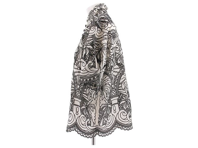 Zimmermann Camisa de lino blanca y negra - vista 4