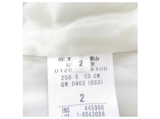 Autre Marque Abrigo sin cuello de lana y mohair BEIGE - vista 8