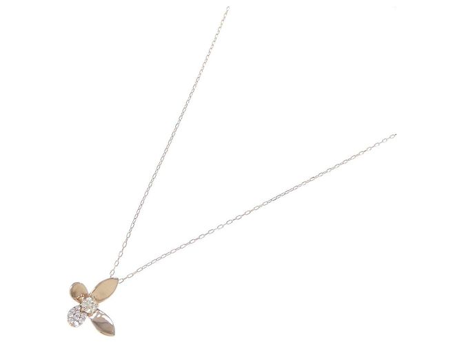 Autre Marque Collana Farfalla con Diamanti Au750 - vista 2