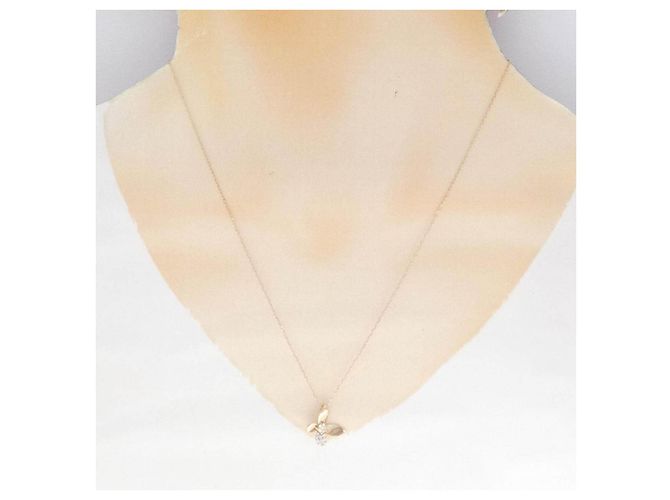 Autre Marque Collana Farfalla con Diamanti Au750 - vista 6