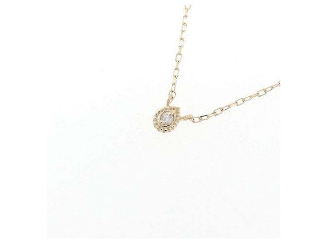 Autre Marque Collar de oro amarillo K10 y diamantes - vista 3