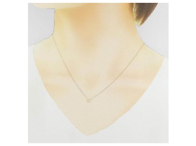 Autre Marque Collar de oro amarillo K10 y diamantes - vista 6