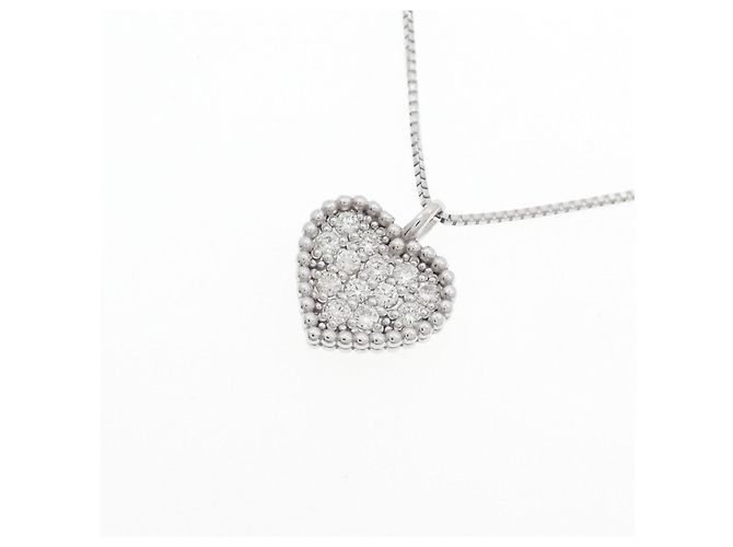 Autre Marque Collana in oro bianco Au750 e diamanti - vista 3