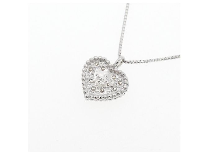 Autre Marque Collana in oro bianco Au750 e diamanti - vista 4