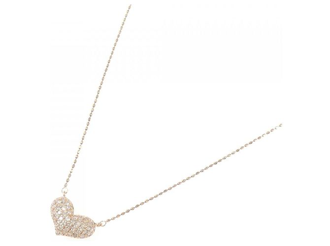 Autre Marque K14 Roségold Diamantenhalskette - Ansicht 2