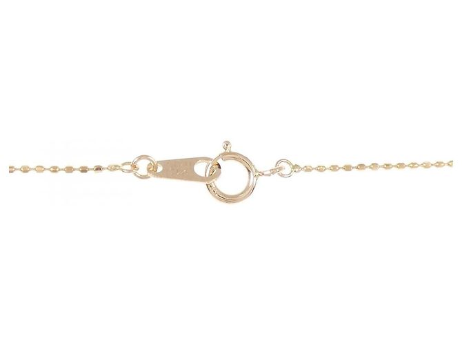 Autre Marque K14 Roségold Diamantenhalskette - Ansicht 5