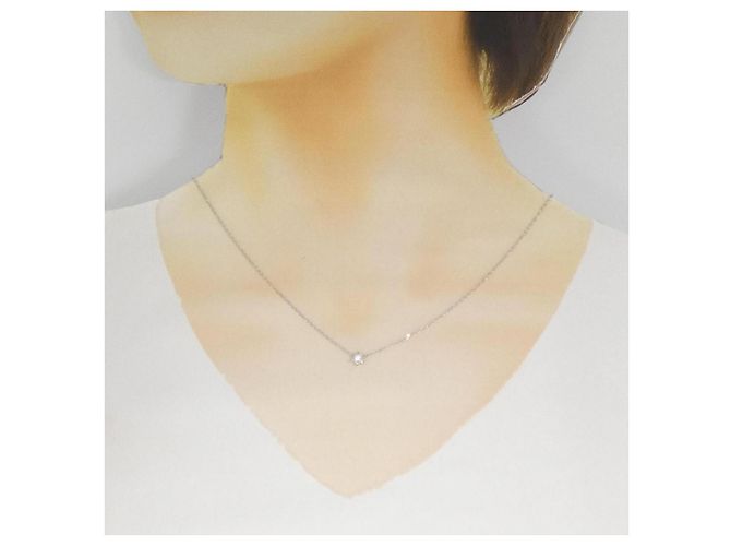 Autre Marque Collar de Pt850 y diamantes - vista 6