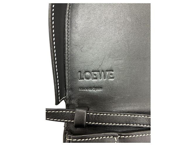 Borsa a tracolla in pelle Loewe Anagram Heel Pouch - vista 6