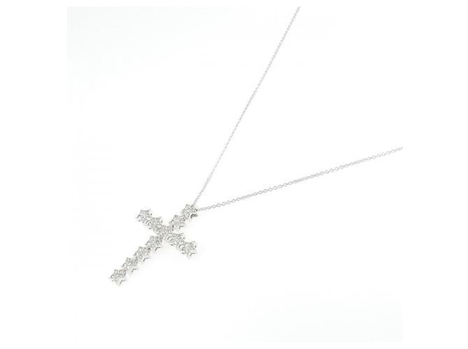 Autre Marque Collar Au750 Cross Star Diamond - vista 2