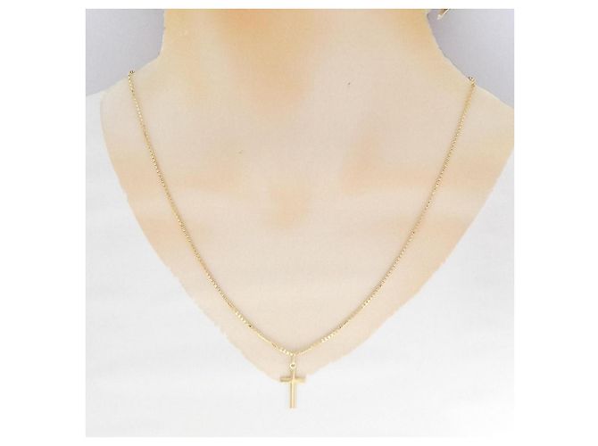 Autre Marque Collar de Cruz Au750 - vista 6