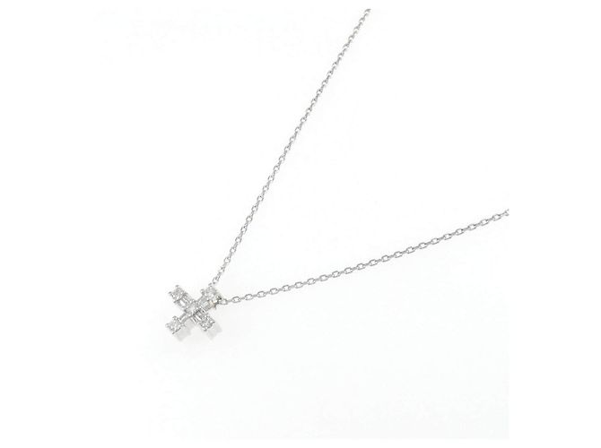 Autre Marque Collar de oro blanco Au750 y diamantes - vista 2
