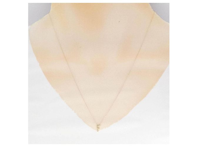 Autre Marque Collar Au750 Initial F Diamond - vista 6