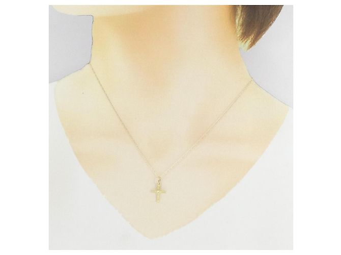 Autre Marque Collar de Diamantes en Cruz Au750 - vista 6