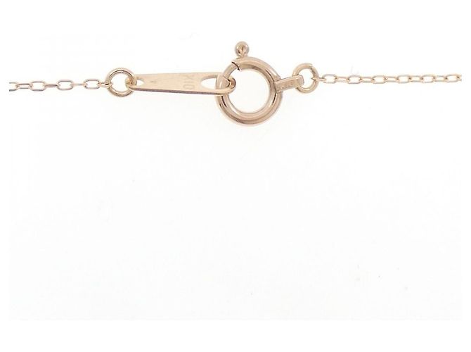 Autre Marque Collana K10 Pink Gold Diamond - vista 5