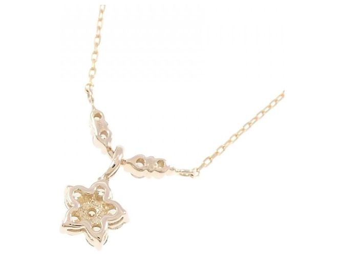 Autre Marque Collana Au750 Fiore e Diamanti - vista 4