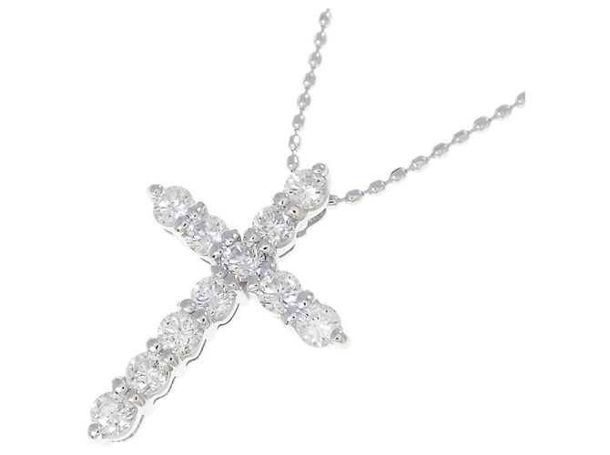 Autre Marque Collar de oro blanco Au750 y diamantes - vista 3