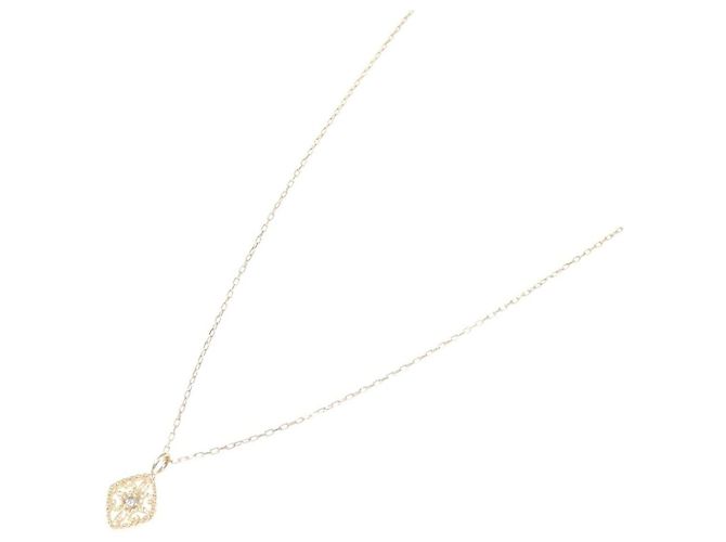 Autre Marque Collar de oro amarillo K10 y diamantes - vista 2