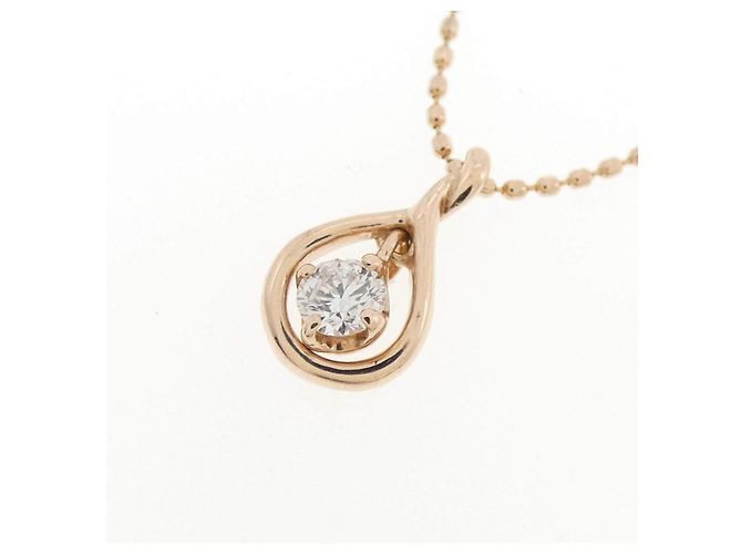 Autre Marque Collar K10 Pink Gold Diamante - vista 3