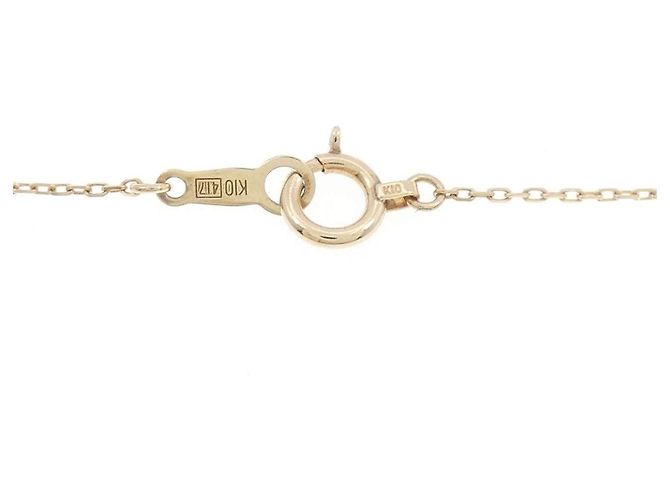 Autre Marque Collana in oro giallo K10 e diamanti - vista 5