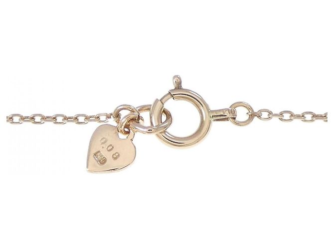 Autre Marque Collar de diamantes K10 Oro blanco K10 Oro rosa - vista 5